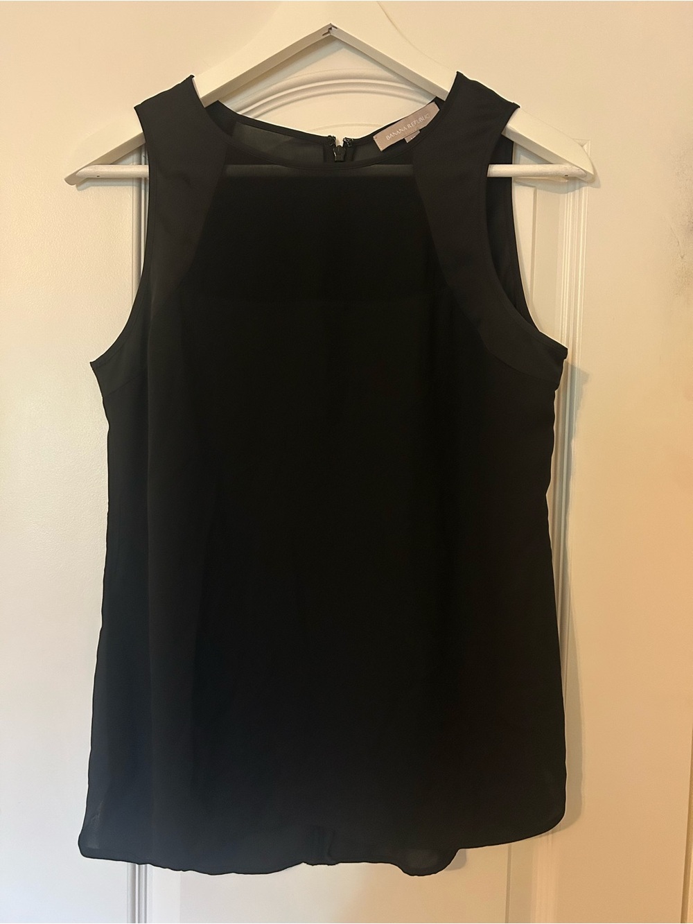 Banana Republic Black Sleeveless Top